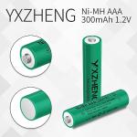 YXZHENG Solar Lights 8pcs AAA 300mAh NI-MH Battery 1.2v Rechargeable Garden Lights Controllers(8xAAA)