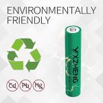 YXZHENG Solar Lights 8pcs AAA 300mAh NI-MH Battery 1.2v Rechargeable Garden Lights Controllers(8xAAA)