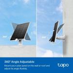 Tapo Solar Panel A200, (Compatible with MagCam C425, C420, and C400), Long-Lasting Charging Power with High-Efficiency Solar Cells, IP65 Weatherproof, 360° Adjustable Angle