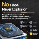 MACORUN 6-Pack Non-Rechargeable CR123A 3V Lithium Batteries, 3 Volt, for Home Security Alarm System Sensor Doorlock Smok Carbon Monoxide Alarm, Up to 12-Year Shelf Life