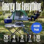 Westinghouse iGen400s 400 Watt, 183Wh Portable Power Station and Solar Generator with LED and DC Outlet for Camping, Home, Travel, Indoor/Outdoor Use (Solar Panel Not Included)