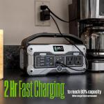 Westinghouse iGen400s 400 Watt, 183Wh Portable Power Station and Solar Generator with LED and DC Outlet for Camping, Home, Travel, Indoor/Outdoor Use (Solar Panel Not Included)