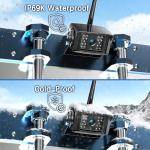 ZEROXCLUB 1080P Wireless Backup Camera System with 10 Inch DVR 3 Split Monitor, IP69 Waterproof Stable Signal Record Wireless 1 Rear and 2 Side View Cameras for RV Truck Trailer Camper (BW103SL-M)