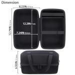 co2CREA Hard Travel Case Compatible with Anker SOLIX C300 / C200X Portable Power Station, Outdoor 288Wh LiFePO4 Battery 300W Solar Generator