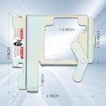 Upgraded ECSBPK02 Generator Standby Power Mechanical Interlock Compatible with Siemens and Murray, Generator Interlock Kit for Qp or Mp 15-125 Amp Panel for Switching Between Utility Power and Standby