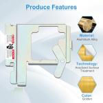 Upgraded ECSBPK02 Generator Standby Power Mechanical Interlock Compatible with Siemens and Murray, Generator Interlock Kit for Qp or Mp 15-125 Amp Panel for Switching Between Utility Power and Standby