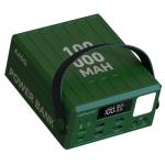 High Capacity Power Bank 100000mAh Fast Charging 22.5W PD 20W Portable USB C Battery Packs with 7 Outputs & LCD Display Battery Bank for iPhone, Samsung, iPad ,Macbook & Outdoors Camping (GREEN)