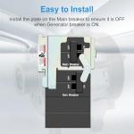 Upgraded ECSBPK02 Generator Standby Power Mechanical Interlock Compatible with Siemens and Murray, Generator Interlock Kit for Qp or Mp 15-125 Amp Panel for Switching Between Utility Power and Standby