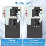 Upgraded ECSBPK02 Generator Standby Power Mechanical Interlock Compatible with Siemens and Murray, Generator Interlock Kit for Qp or Mp 15-125 Amp Panel for Switching Between Utility Power and Standby