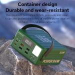 High Capacity Power Bank 100000mAh Fast Charging 22.5W PD 20W Portable USB C Battery Packs with 7 Outputs & LCD Display Battery Bank for iPhone, Samsung, iPad ,Macbook & Outdoors Camping (GREEN)