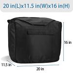 Waterproof Universal Generator Cover 20 x 11.5 x 16 inch for Predator 2000 Honda Inverter Generators EU2000i EU2200i Westinghouse iGen2600 Champion Inverter Generator,Heavy Duty Thicken 600D