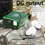 High Capacity Power Bank 100000mAh Fast Charging 22.5W PD 20W Portable USB C Battery Packs with 7 Outputs & LCD Display Battery Bank for iPhone, Samsung, iPad ,Macbook & Outdoors Camping (GREEN)