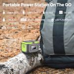 Portable Power Station 120W, 97.6Wh Backup Battery Solar Power Bank Generator with AC Outlets & USB-C Input,Portable Battery Pack Lightweight for Camping Travel RV Van(without Solar Panel)