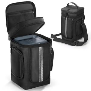 MRINCA Carrying Case Compatible with Anker SOLIX C300 Portable Power Station, Protective Storage Bag with Pockets for Outdoor Travel Camping Charging Accessories (NOT For SOLIX C300 DC)