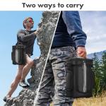 MRINCA Carrying Case Compatible with Anker SOLIX C300 Portable Power Station, Protective Storage Bag with Pockets for Outdoor Travel Camping Charging Accessories (NOT For SOLIX C300 DC)