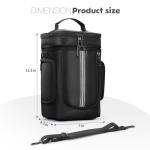 MRINCA Carrying Case Compatible with Anker SOLIX C300 Portable Power Station, Protective Storage Bag with Pockets for Outdoor Travel Camping Charging Accessories (NOT For SOLIX C300 DC)