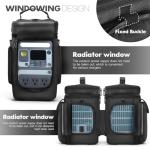 MRINCA Carrying Case Compatible with Anker SOLIX C300 Portable Power Station, Protective Storage Bag with Pockets for Outdoor Travel Camping Charging Accessories (NOT For SOLIX C300 DC)