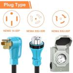 50 Amp Generator Cord and Inlet Box Combo