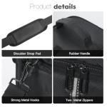 MRINCA Carrying Case Compatible with Anker SOLIX C300 Portable Power Station, Protective Storage Bag with Pockets for Outdoor Travel Camping Charging Accessories (NOT For SOLIX C300 DC)