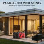 AMERISUN 5000W Portable Inverter Generator With CO Protection, Super Quiet Generator for Home Use, RV Ready, EPA Compliant