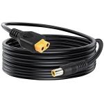GELRHONR DC 8mm Male to XT60 Female Solar Panel Adapter Power Cable,14AWG DC7909 to XT60 Connector Jack Cable for Solar Generator Portable Power Station 1M (Balck - 1M - XT60 Female to DC7909 Male)