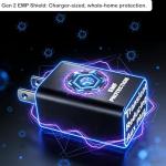 EMP & EMF Shield for Home (Gen 2) | Compact EMF Blocker & Harmonizer | Whole House Electromagnetic Protection Device | 2000 Sq Ft Coverage | Plug-in for Outlet, Inverter, Generator