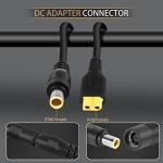 GELRHONR DC 8mm Male to XT60 Female Solar Panel Adapter Power Cable,14AWG DC7909 to XT60 Connector Jack Cable for Solar Generator Portable Power Station 1M (Balck - 1M - XT60 Female to DC7909 Male)