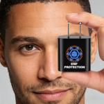 EMP & EMF Shield for Home (Gen 2) | Compact EMF Blocker & Harmonizer | Whole House Electromagnetic Protection Device | 2000 Sq Ft Coverage | Plug-in for Outlet, Inverter, Generator