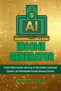 AI Income Generator: Create Online Income with Easy AI Side Hustles, Automated Systems, and Maintainable Passive Revenue Streams