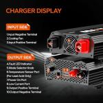 LiTime 12V 60A DC to DC Charger for 14.6V LiFePO4 Lithium Lead Acid AGM Gel Batteries, 3-Stage Fast Battery Charger for RVs, Campers, Trailers, Solar System, Home Backup and Off-Grid