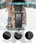 LATIMERIA 45800mAh Solar Charger Power Bank, Portable Phone Charger with 5V3.1A QC 3.0 Fast Charging, Solar Panel USB C in/Output for Cellphone, External Battery Pack with Dual Flashlights for Hiking