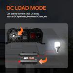 LiTime 12V 60A DC to DC Charger for 14.6V LiFePO4 Lithium Lead Acid AGM Gel Batteries, 3-Stage Fast Battery Charger for RVs, Campers, Trailers, Solar System, Home Backup and Off-Grid