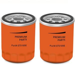 Lushview 2 Pack 070185ES 070185E Oil Filter for Generac Guardian 8-24kW Air Cooled Home Standby Portable Generators 90mm High Capacity