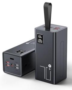 Portable Charger 70000mAh Power Bank Fast Charging, External Battery Pack High Capacity, 30W USB C Battery Bank PD&QC 3.0,5 Output 2 Input, LED Display Powerbank for iphone Tablet Camping Travel