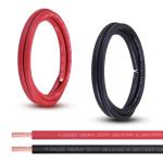 Shirbly 4 Gauge Battery Cable, 5FT Red + 5FT Black 4 AWG Pure Copper Wire Welding Cable, for Automotive, Battery, Solar and Generator, Standard USA OFC Wire