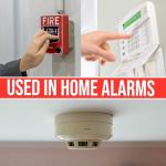 Casil CA1250 12V 5Ah SLA AGM Alarm Battery – Rechargeable Sealed Lead Acid Upgrade Replacement for CA1240 12V 4Ah, ADT Security Systems, UPS Backup Power