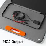 400W Portable Solar Panel for Power Station, 24% High Efficiency Lightweight ETFE Foldable Solar Panel Charger, MC4 Output, IP65 Waterproof, for Outdoor Camping, RV, Emergency Power Supply