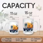 Personalized Towable Generator Vehicle Coffee Mug – Custom Name Ceramic Cup, Unique Gift for Drivers, Mechanics, Car Lovers, Father's Day, Birthday, Christmas, Boys Birthday zVyaSE