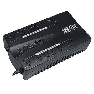Tripp Lite ECO750UPSTAA 750VA 450W UPS Eco Green Battery Back Up 120V USB RJ11 TAA GSA, 12 Outlets
