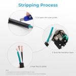 FIRMERST 10 Gauge 4 Conductor Portable Power Cable 10Ft, 10/4 300V SJTW Electrical Wire for Heavy Tool EV Generator Welding