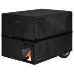 TENTVIA Universal Generator Cover 24 to 38 Inches 600D Heavy Duty Oxford. Dustproof and Waterproof Protection for Most 1500-15000W Generators, Black
