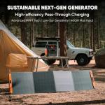 Jackery Solar Generator 1000 v2 with 2 * 200W Solar Panels, 1070Wh LiFePO4 Portable Power Station, 1500W AC Output, 1hr Fast Charge, Backup Power for Outdoor Camping, RV, Off-Grid & Emergency