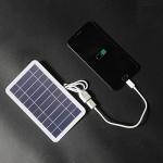 5V 400mA Solar Panel 2W Output USB Outdoor Portable Solar Charging Panel for mini Fans, Toy Cars, Small Drones, Surveillance Cameras, Lawn Lights, etc, (NOT Support Cell Phone Charging)