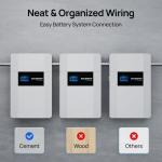 ECO-WORTHY Home Power Backup Station, 10240Wh Wall-Mount LiFePO4 Battery with Conduit Box, Bluetooth & WiFi + 10000W Solar Inverter Charger, Fast Charge, Home Backup & Solar System