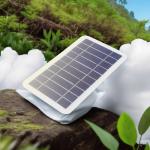 5V 400mA Solar Panel 2W Output USB Outdoor Portable Solar Charging Panel for mini Fans, Toy Cars, Small Drones, Surveillance Cameras, Lawn Lights, etc, (NOT Support Cell Phone Charging)