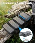 Mvpkings 38800mAh Solar Power Bank with Fast Charging