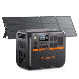 BLUETTI AC200PL Solar Generator with 200W Panel