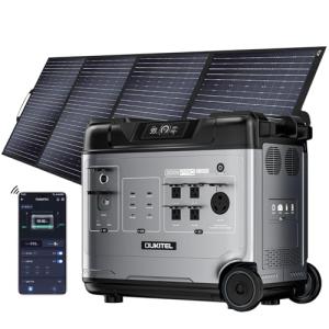 OUKITEL 5120Wh Solar Generator with 400W Panel