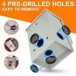 Ficstar 25FT 50 Amp Generator Cord and Inlet Box