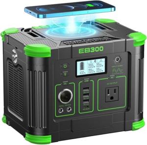 330W Portable Solar Generator with Fast Charging